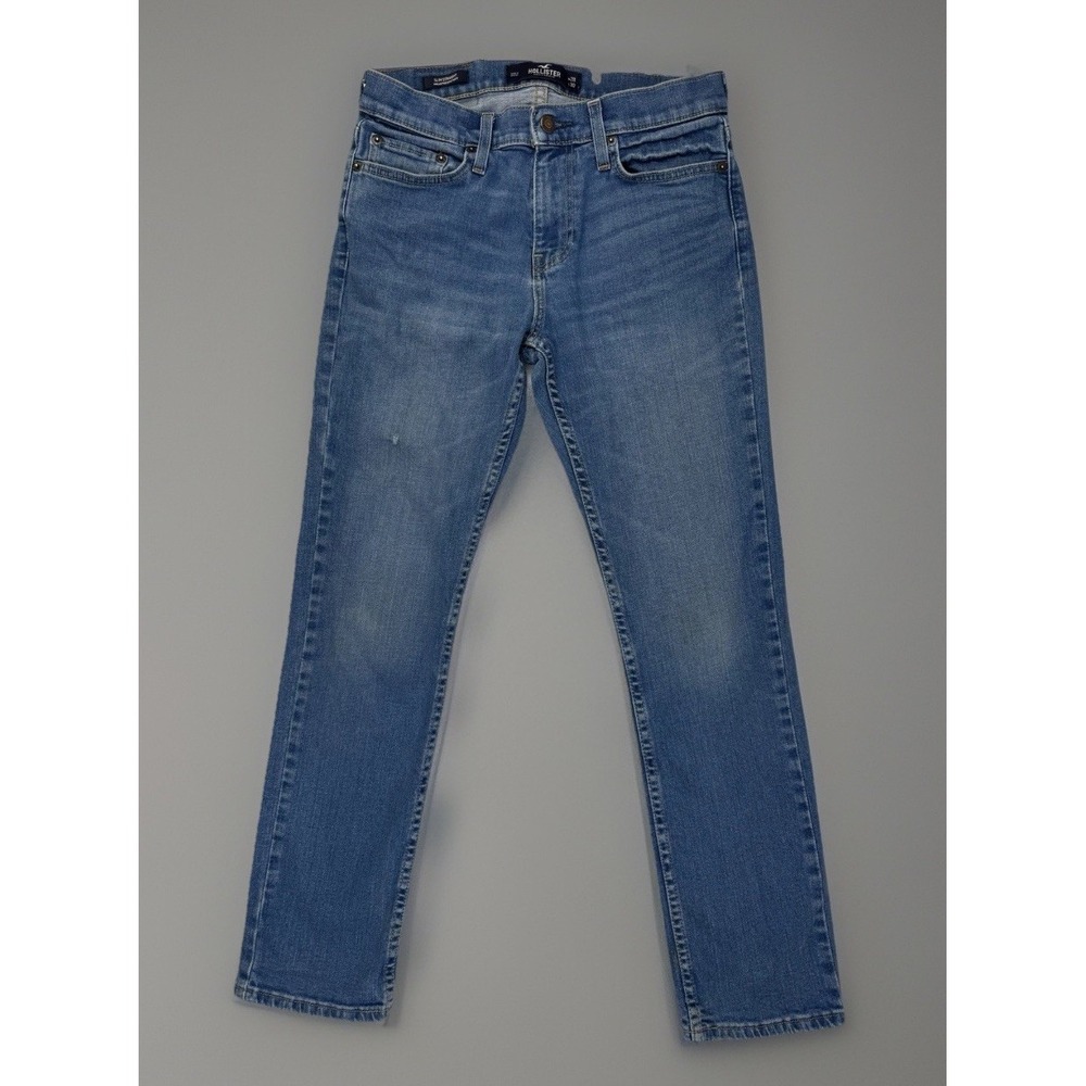 Hollister Slim Straight Epic Flex Jeans Women's‎ 28x30 Light Wash Stretch